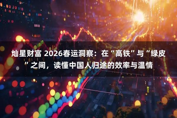 灿星财富 2026春运洞察：在“高铁”与“绿皮”之间，读懂中国人归途的效率与温情